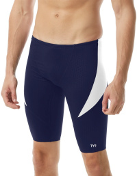 Maillots de bain homme Tyr Hexa Splice Jammer Navy/White