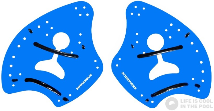 Plaquettes de natation Swimaholic Strength Paddles Blue