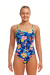 Maillots de bain femme Funkita In Bloom Diamond Back One Piece