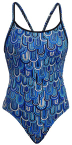 Maillots de bain femme Funkita Flight School Diamond Back One Piece