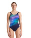 Maillots de bain femme Arena Bodylift Swimsuit U Back Teresa C-Cup Navy/Bali Green