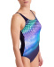 Maillots de bain femme Arena Bodylift Swimsuit U Back Teresa C-Cup Navy/Bali Green