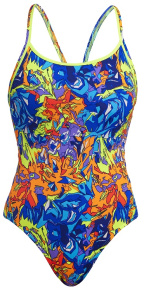 Maillots de bain femme Funkita Mixed Mess Diamond Back One Piece