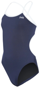 Maillots de bain femme Swimaholic Hexa Trinityfit Navy/White