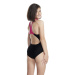 Maillots de bain fille Speedo Digital Placement Splashback Girls Black/Lemon Drizzle/Flare Pink