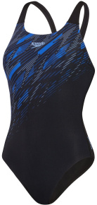 Maillots de bain femme Maillots de bain femme Speedo HyperBoom Allover Medalist Black/True Cobalt/Curious Blue