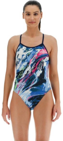 Maillots de bain femme Swimaholic Transient Crosscut Tieback Navy/Multi