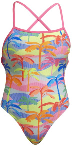 Maillots de bain femme Funkita Poka Palm Strapped In One Piece