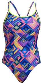 Maillots de bain femme Funkita Be Square Diamond Back One Piece