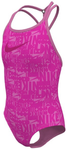 Maillots de bain filles Nike Retro Flow Girls Fierce Pink