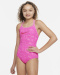 Maillots de bain filles Nike Retro Flow Girls Fierce Pink