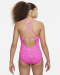 Maillots de bain filles Nike Retro Flow Girls Fierce Pink