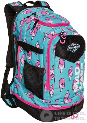 Sac de natation Mad Wave Lane 70 backpack