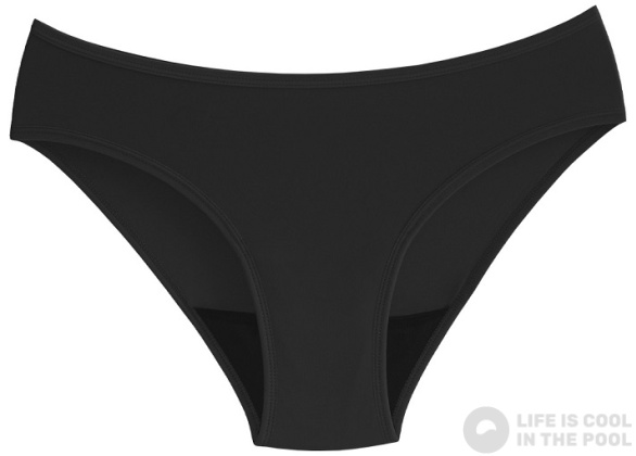 WUKA Swim Bikini Brief Light Flow Black