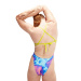 Speedo Womens Allover Digital Tie Back - Pastel Ripples