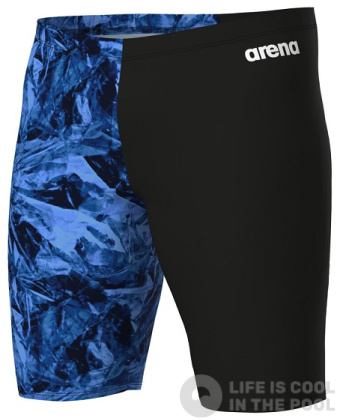 Arena Performance Team Crackle Swim Jammer Black/Blue Multi