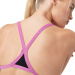 Speedo Placement Digital Turnback One Piece Black/Kiki Pink/Picton Blue