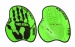 Plaquettes de natation Arena Vortex Evolution green